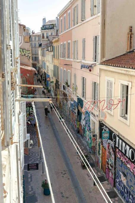 Appart Cosy A 1' Du Cours Julien Марсель Экстерьер фото